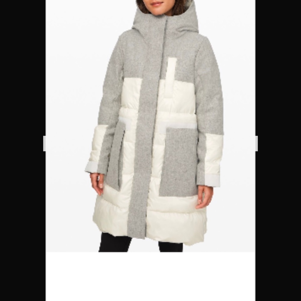 Winter chill wool parka